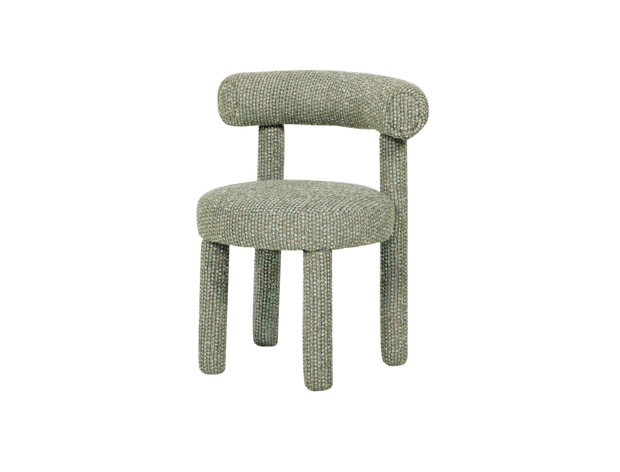 ESSZIMMERSTUHL LEITH Grün 62x58x80 cm - Grün, Textil (62/80/58cm) - FURNLUX