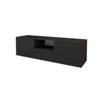 LOWBOARD ZENO-W 140x40x41 cm - Schwarz - Schwarz, Holzwerkstoff (140/40/41cm) - ALTDECOR