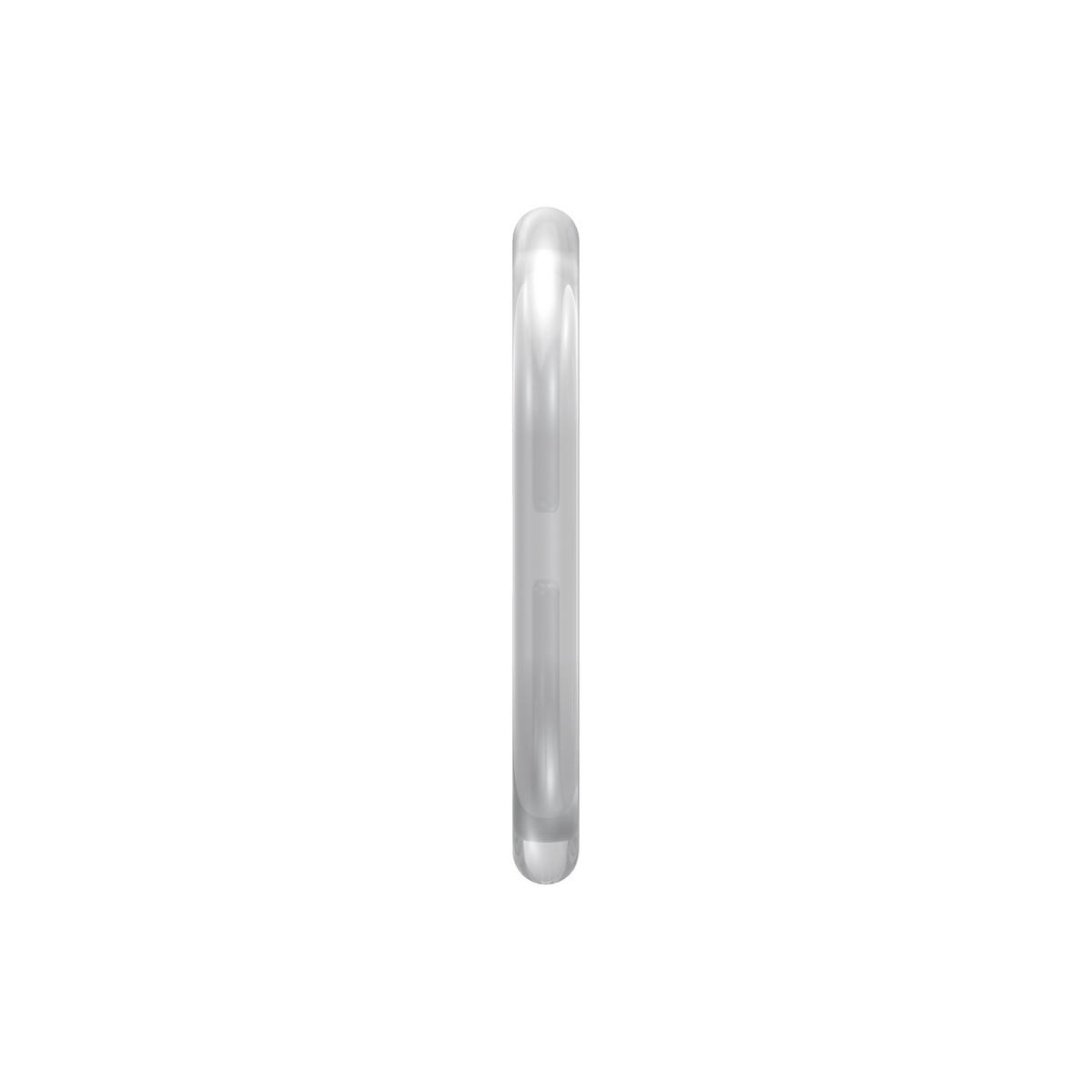 DUSCHVORHANGRINGE C-Form offen 60/42 mm für Duschvorhangstange/Spannstange, Glasklar, Packung 10 Stück - Transparent, Kunststoff (30cm) - INTERDECO
