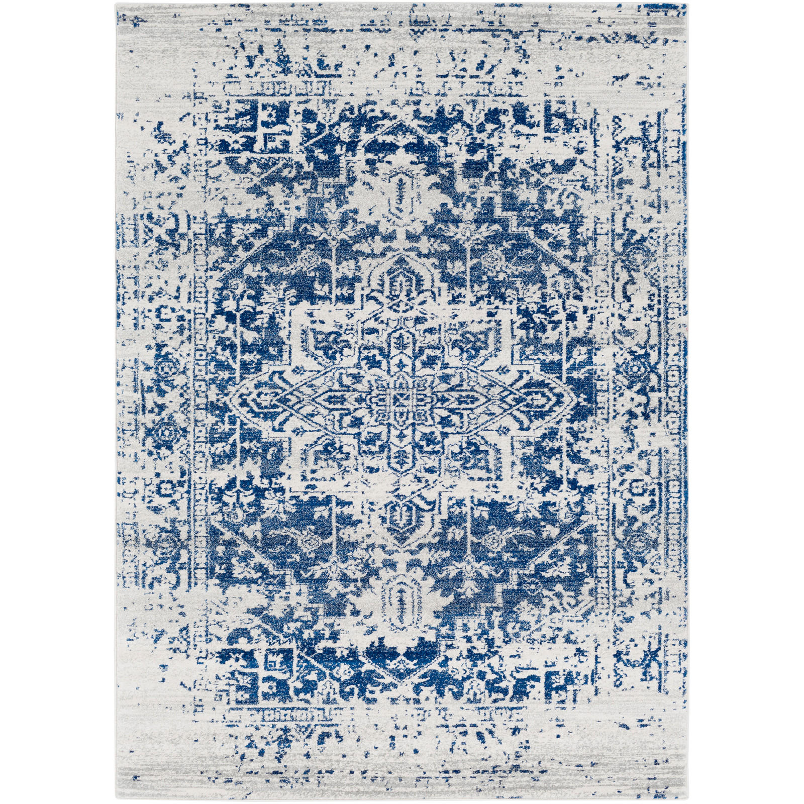 VINTAGE-TEPPICH 160/220 cm Blau - Blau, Naturmaterialien/Textil (160/220cm) - LIVABLISS