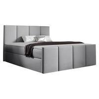 BOXBETT Lars - Hellgrau, Holz (120/200cm) - MIRJAN24