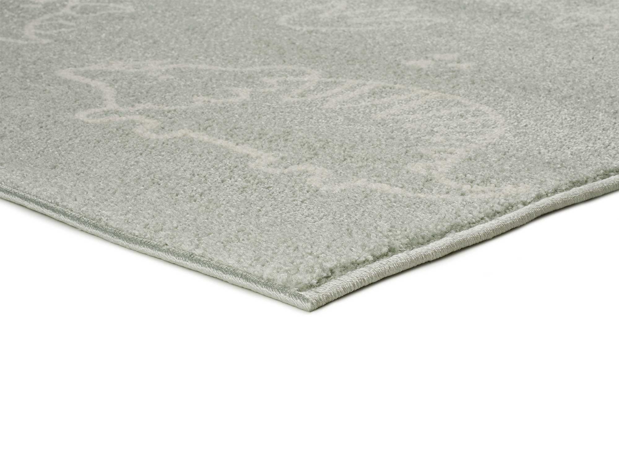 KINDERTEPPICH Grün Beats 120/170 cm - Grün, Naturmaterialien/Textil (120/170cm) - Atticgo
