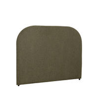 KOPFTEIL DOPPELTES Duncan Grün 165 cm x 120 cm - Grün, Textil (165/7cm) - Klast Home