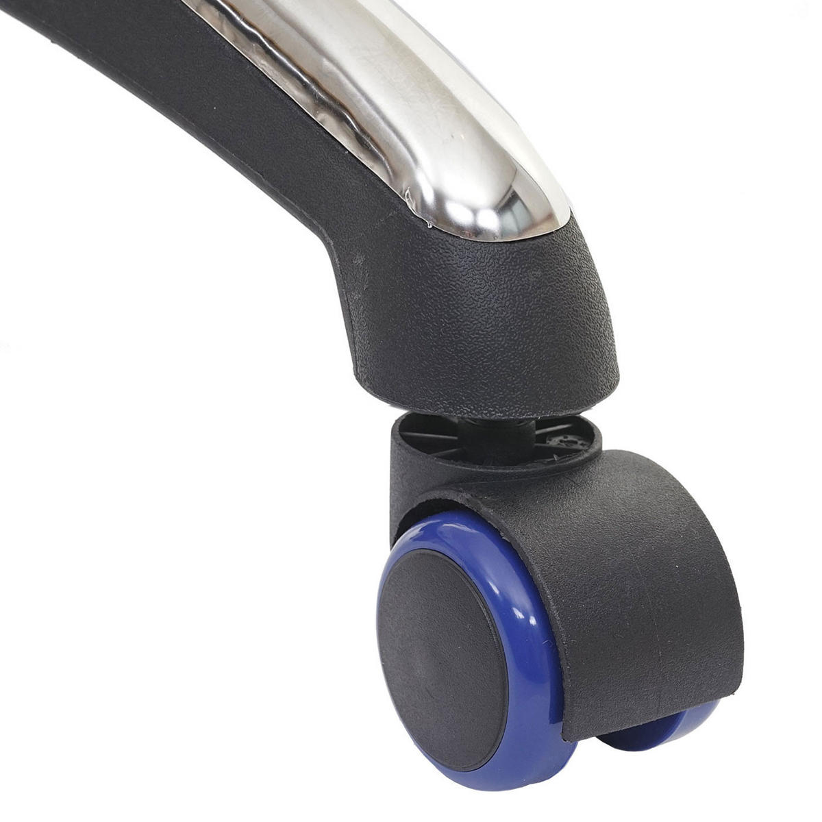 HARTBODENROLLEN 5ER SET Schwarz, Blau 5er-Set - Blau/Schwarz, Metall (1/1/1cm) - MCW