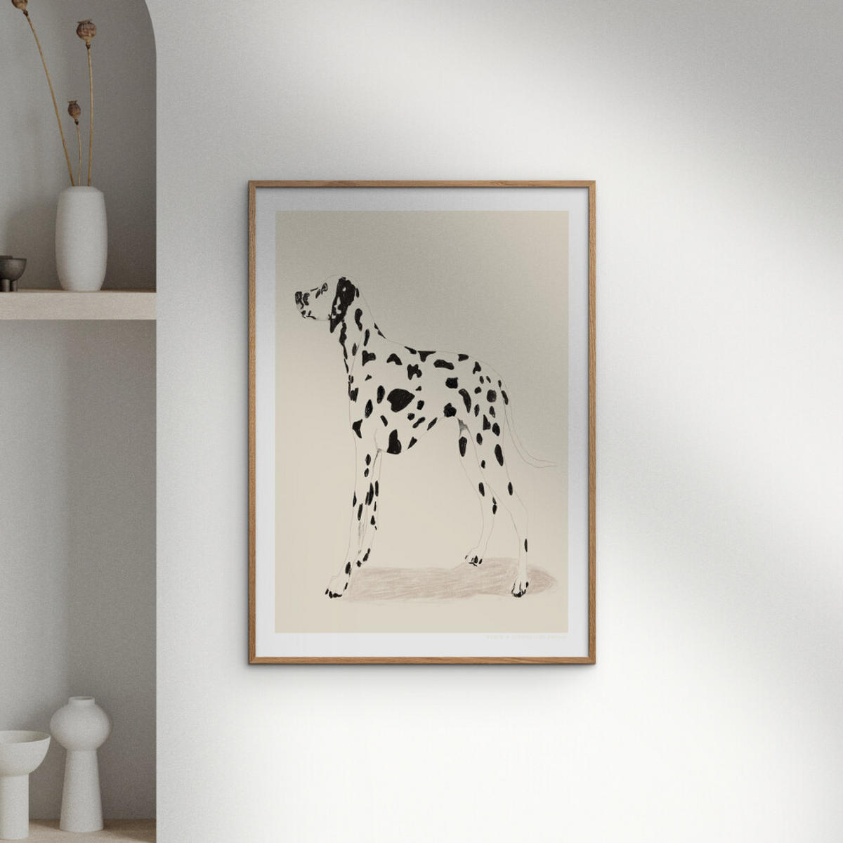 POSTER Jenny Liz Rome - Dalmation - Naturfarben, Papier (70/100/0.1cm) - Poster&Frame