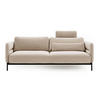 3-SITZER-SOFA Solianero Beige 223 cm - Beige/Schwarz, Textil/Metall (223/95/96cm) - Selsey