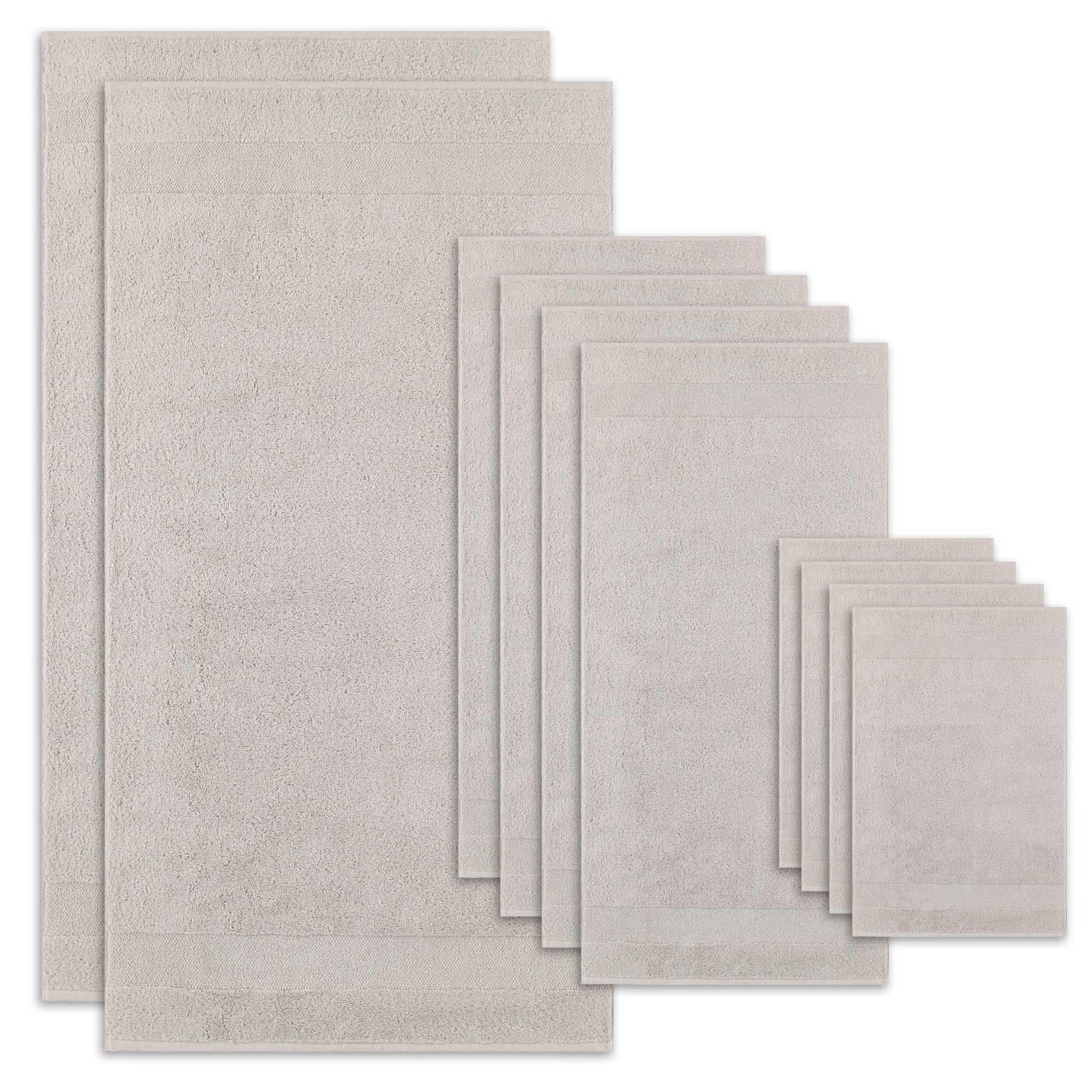 HANDTUCH Unisex One Grau Baumwolle 10er Pack - Hellgrau, Textil (200/135cm) - Villeroy & Boch
