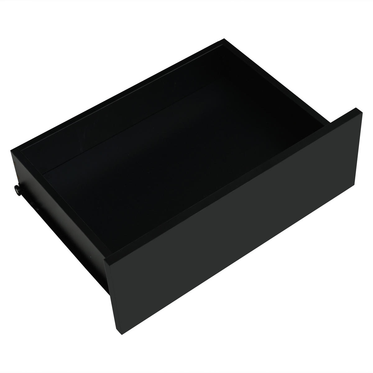SIDEBOARD in Schwarz mit LED-Lichtstreifen für Wohnzimmer, Küche und Flur, B140/T35/H80 cm - Schwarz, Holzwerkstoff/Kunststoff (140/80/35cm) - STILVORA