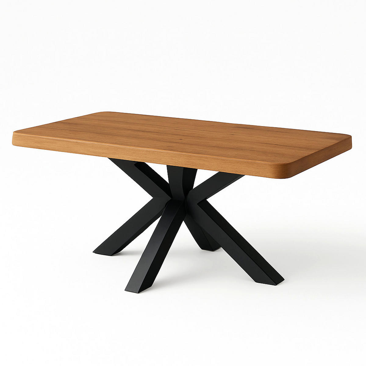 COUCHTISCH Slender Reclaimed - 120/40/46 cm - Braun, Holz/Metall (100/60/46cm) - TRL Handmade Furniture