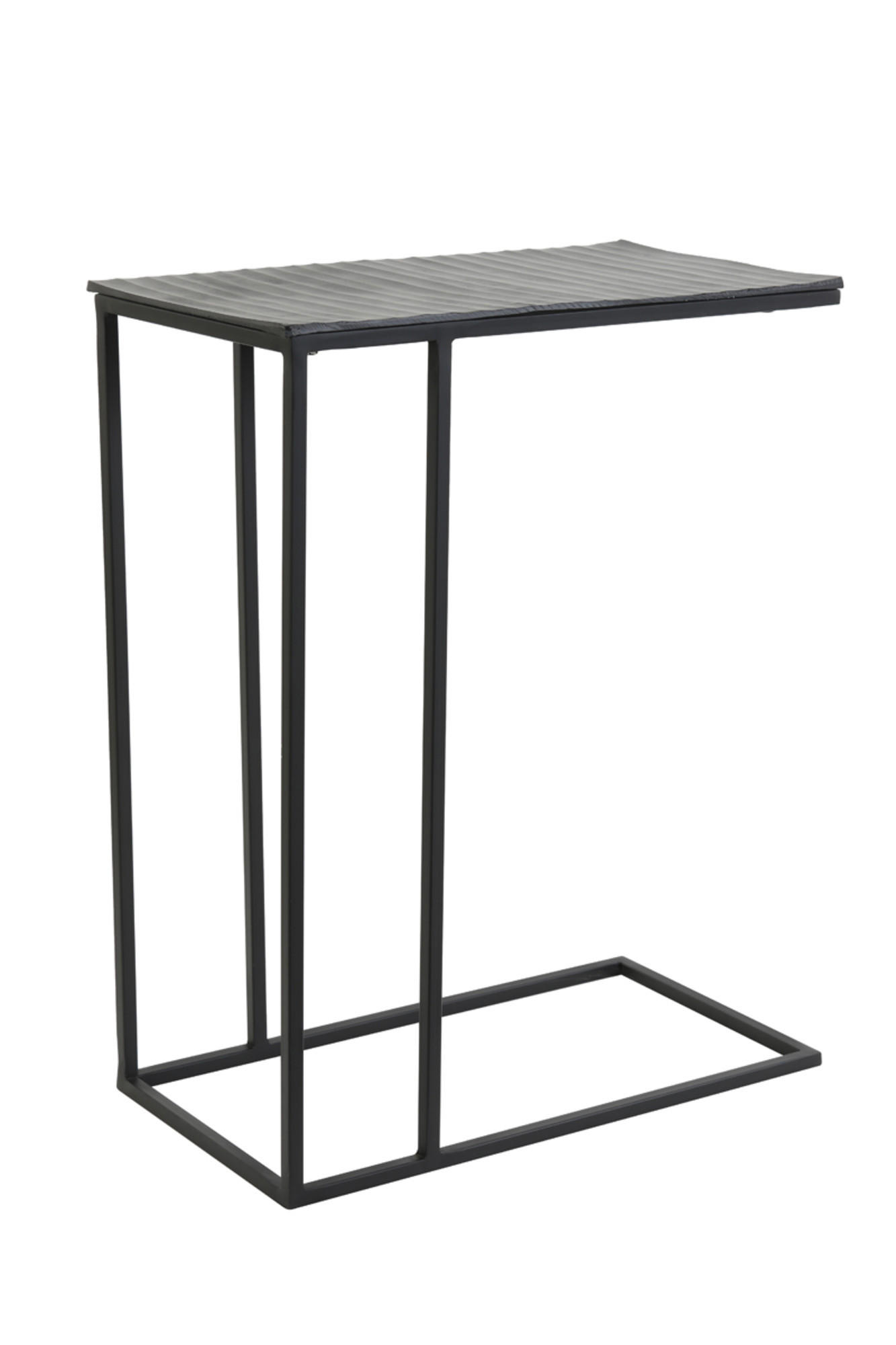 Light & Living Beistelltisch Schwarz 26x60x48 cm