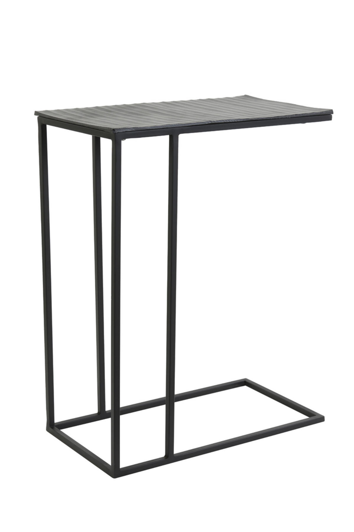 BEISTELLTISCH Macy Schwarz 48/26/60 cm - Schwarz, Metall (48/26/60cm) - Light & Living