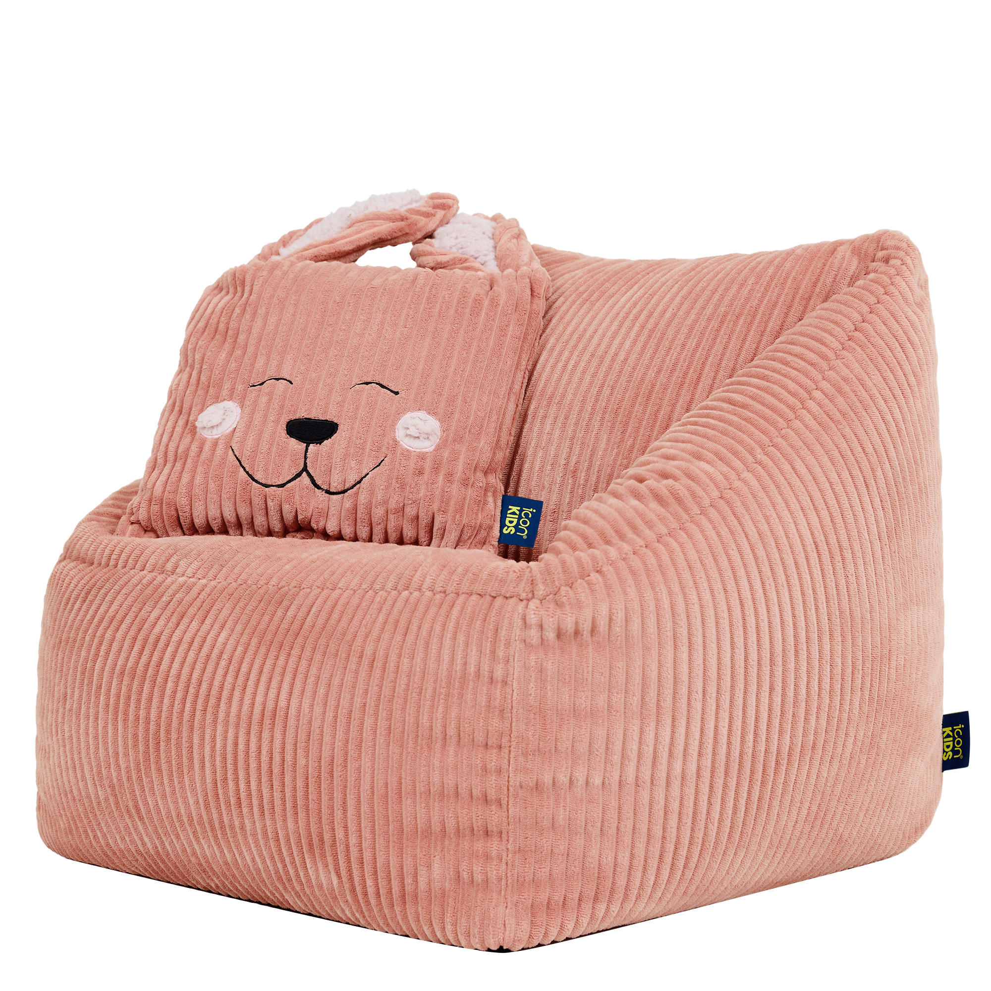 KINDERSITZSACK Natalia mit Animalkissen - Pink, Textil (55/50/55cm) - icon