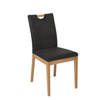 ESSZIMMERSTUHL 2er-Set Delfi 3 Wildeiche Massiv/Microfaser Anthrazit - Anthrazit, Holz (46/95/60cm) - 58aufmkessel