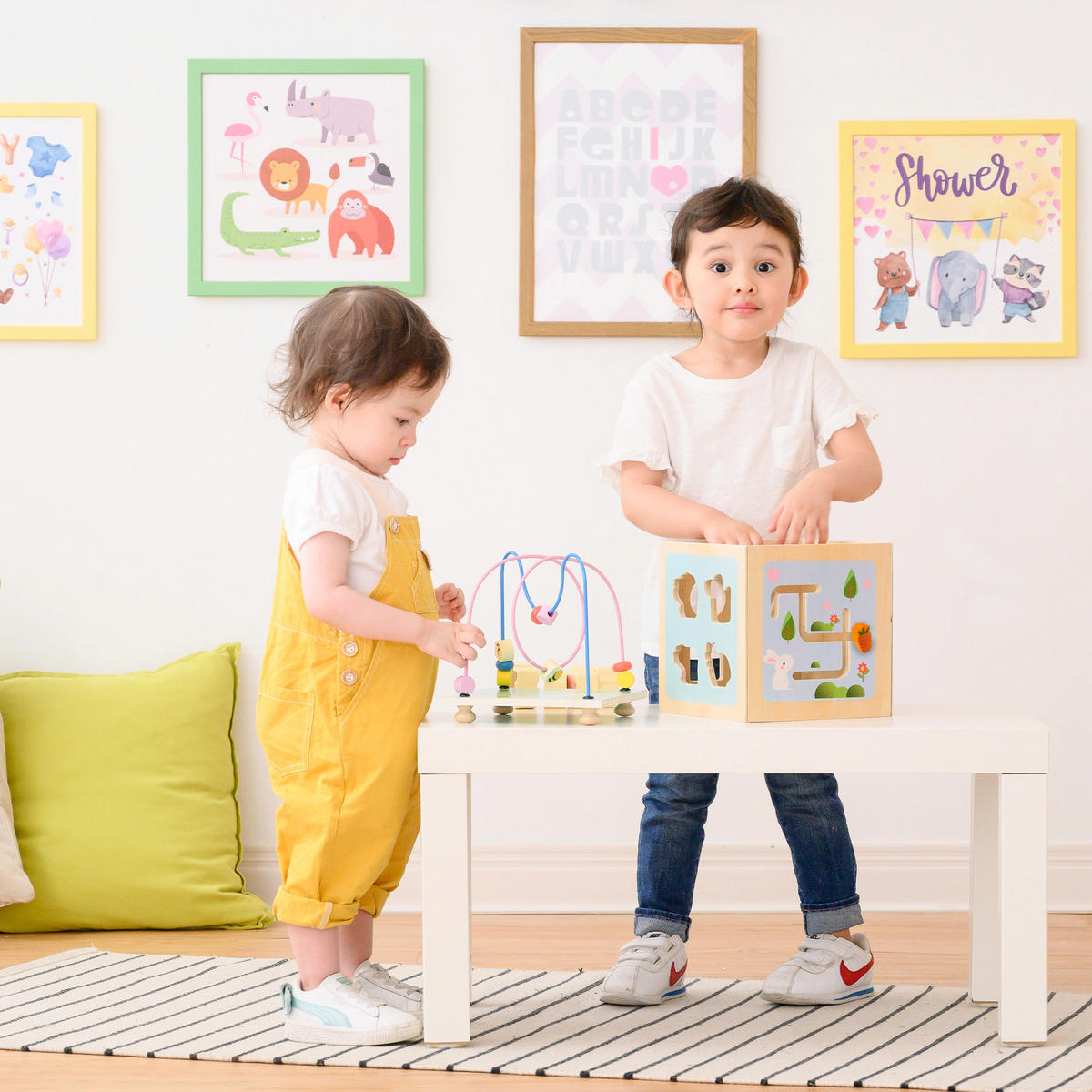 MOTORIKSPIELZEUG 4-in-1-Aktivitätsstation, Mehrfarbig, 37cm - Multicolor, Kunststoff (20/37/20cm) - Teamson Kids