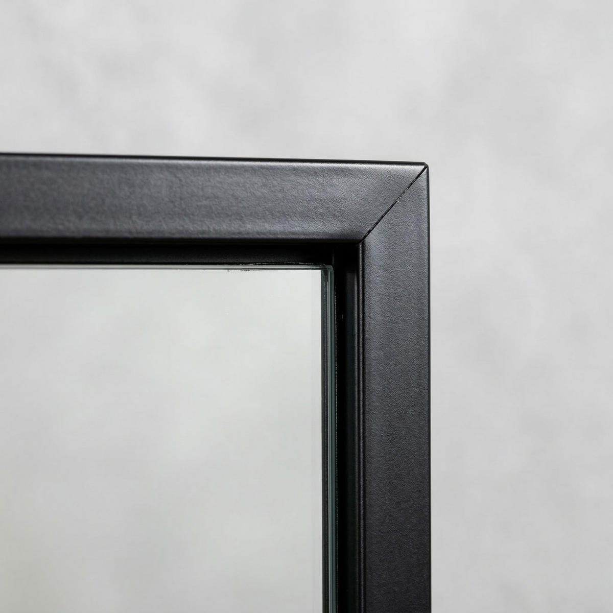 WANDSPIEGEL Axion 60 x 40 cm - Schwarz, Glas (40/60/2.5cm) - EDAXO
