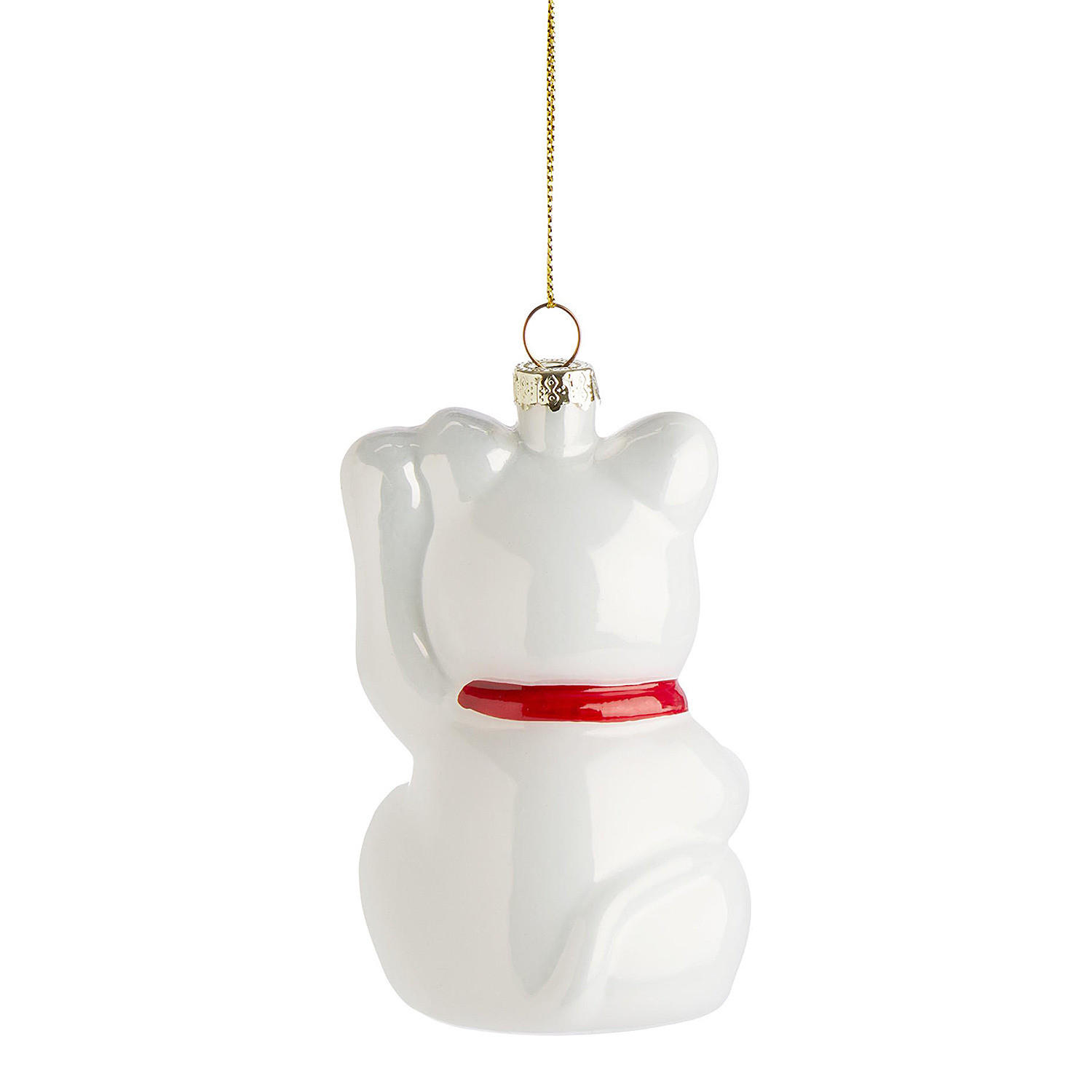 BAUMANHÄNGER Hang On - Weiß, Glas (6/11/7cm) - Butlers