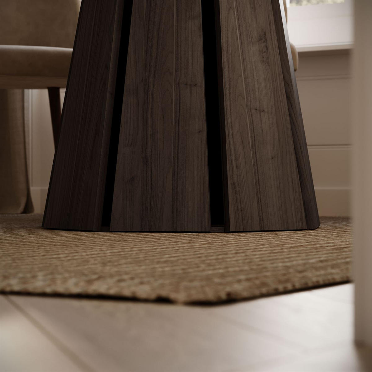 ESSTISCH SILVA ausziehbar, Nussbaum, 100-180cm - Nussbaumfarben, Holzwerkstoff (100/100/76cm) - Lookway