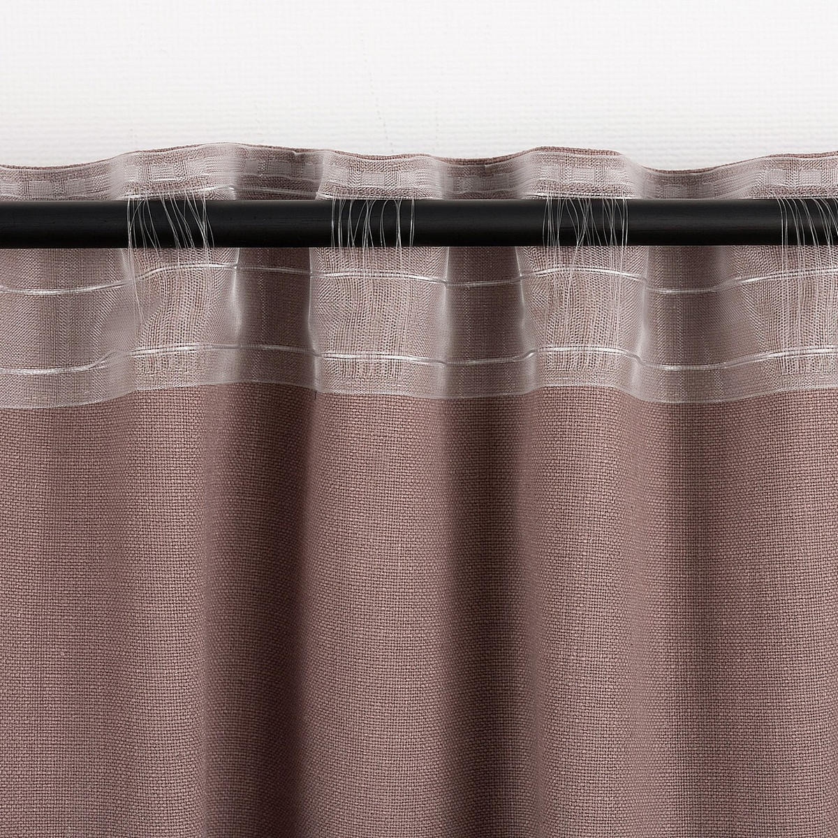 FERTIGVORHANG 140x280cm rosa - Rosa, Textil (140/280cm) - Dekoria