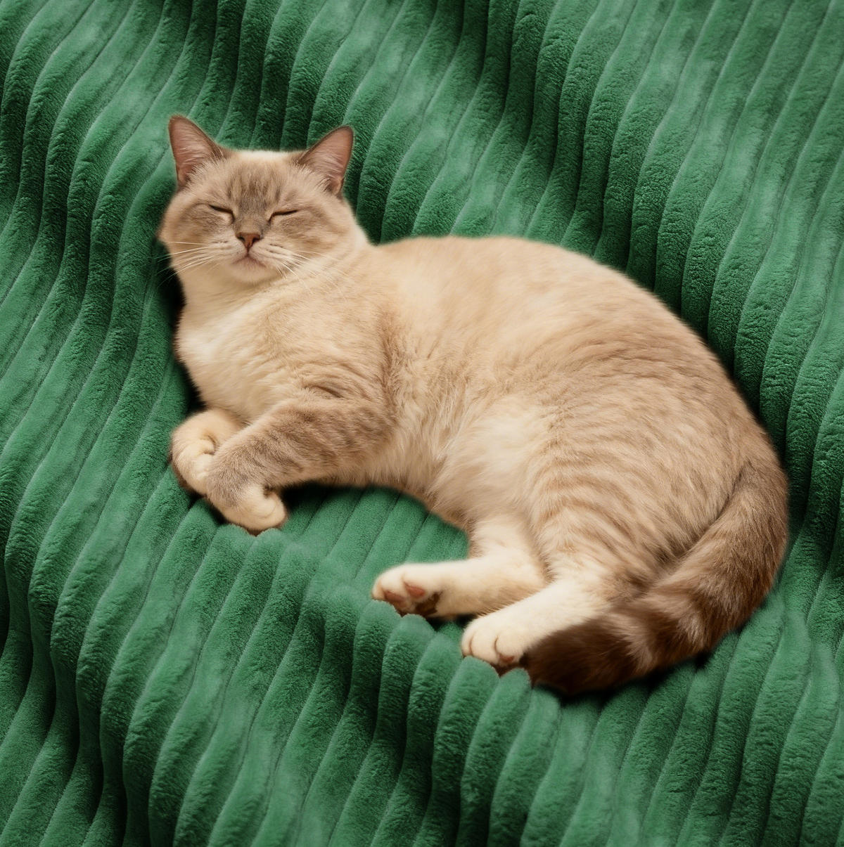 SOFA modular mit Tiefsitz 74 cm Cord Grün - Grün, Textil (293/69/104cm) - IVMEU
