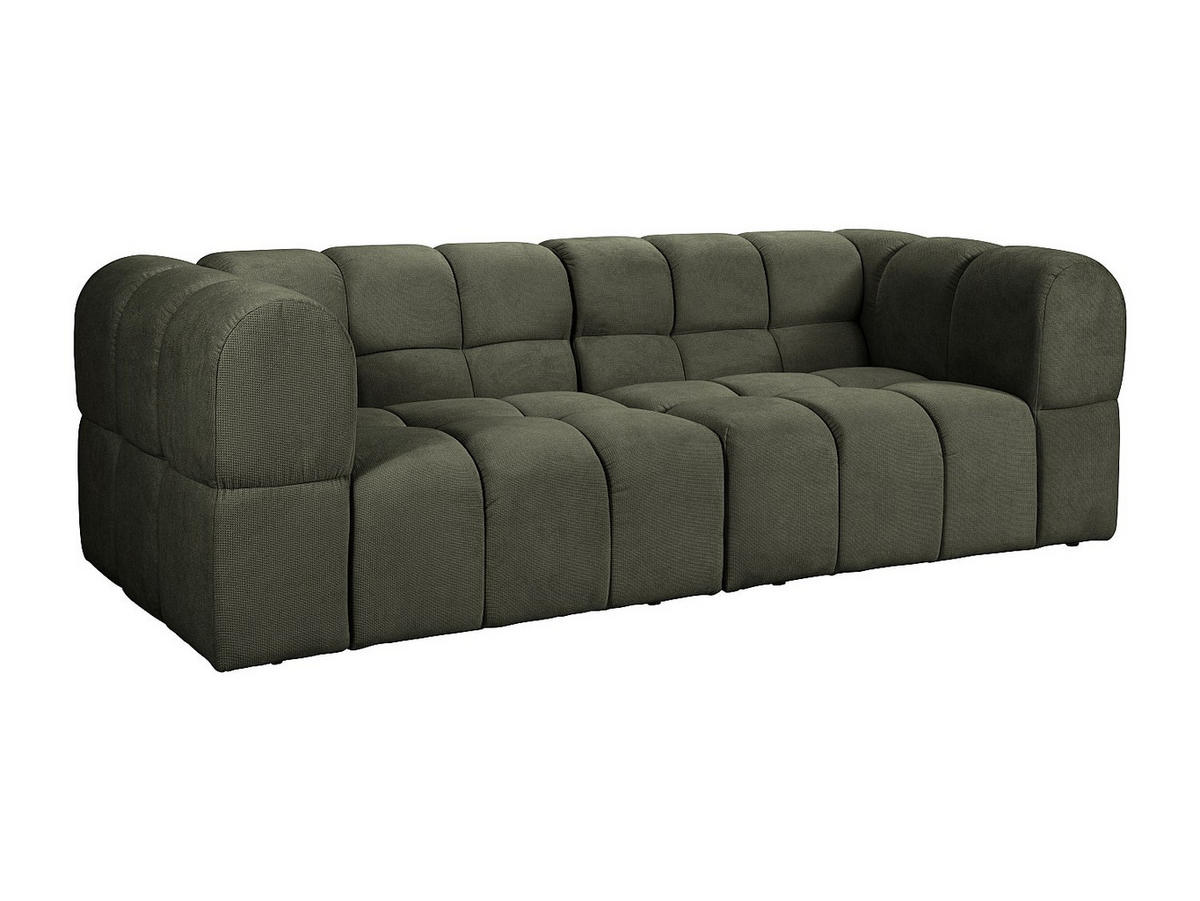 SOFA - 3 Personen - stoff - khaki Rimalo - Schlammfarben, Textil (244/75/102cm) - Vente-Unique