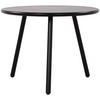COUCHTISCH Nenim Kunststoff Schwarz Beistelltisch Rund - Schwarz, Kunststoff (60/60/45cm) - DELUKE