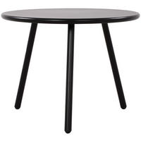 COUCHTISCH Nenim Kunststoff Schwarz Beistelltisch Rund - Schwarz, Kunststoff (60/60/45cm) - DELUKE