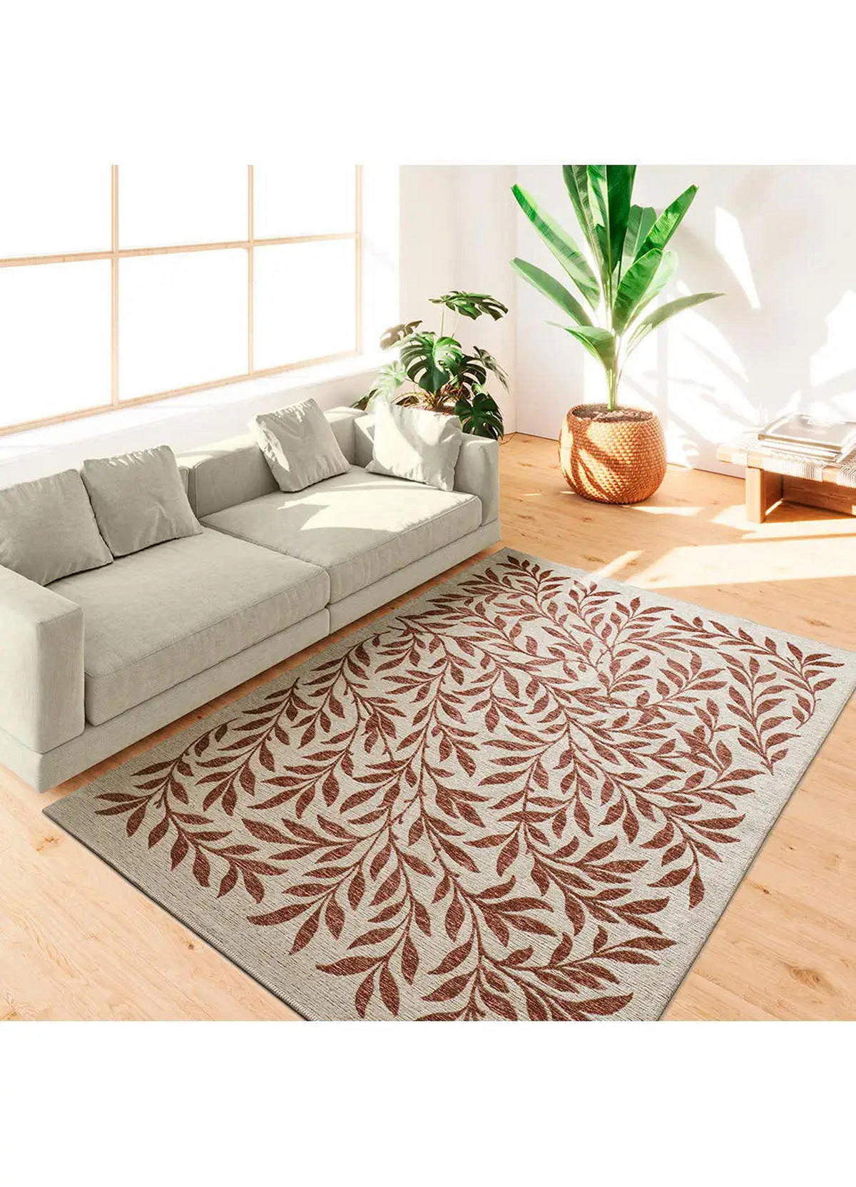 IN- & OUTDOOR-TEPPICH Kupfer Lua 120/170 cm - Kupferfarben, Textil (120/170cm) - Atticgo