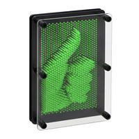 3D-NAGELBILD - Multicolor, Kunststoff (13/18/7.5cm) - Relaxdays