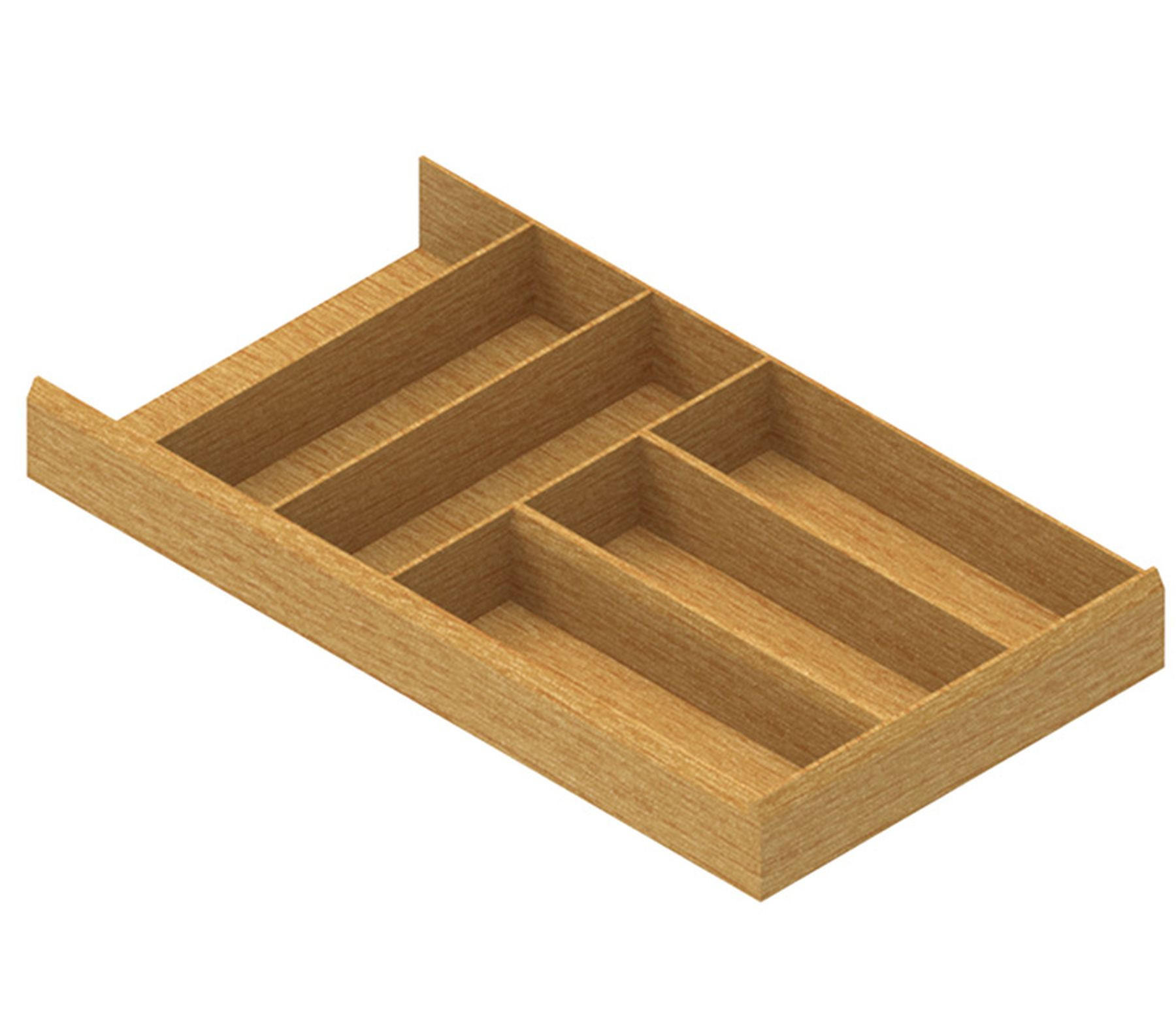 Livingpoint24 Besteckeinsatz Eiche 26x5x47 cm