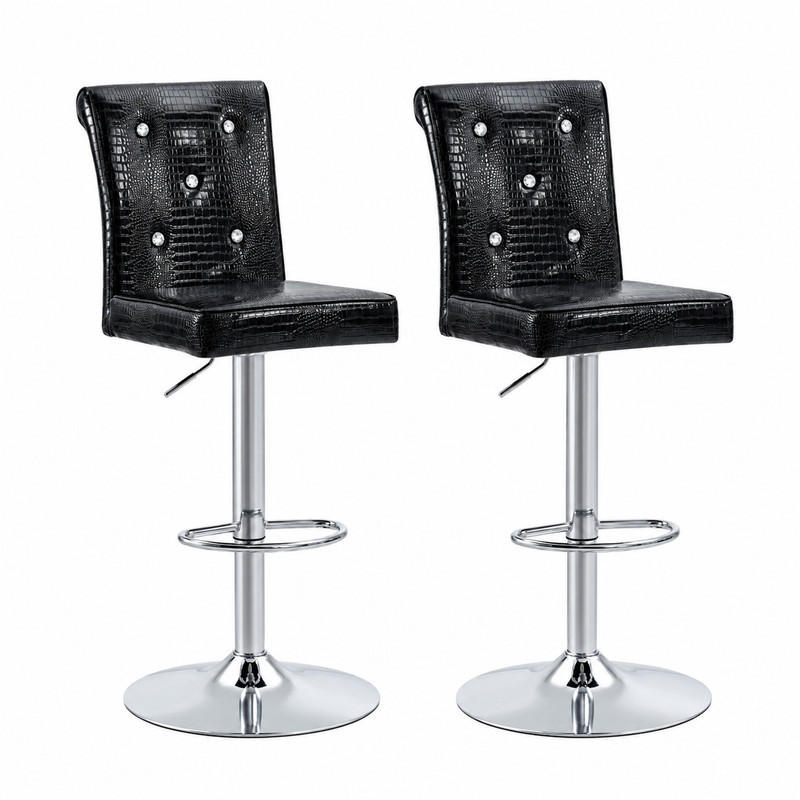 Meubliv Stuhl Schwarz 42x125x55 cm