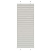 PLISSEE 75/200 cm Stoffbreite 74,4 cm aus Polyester Hellgrau - Hellgrau, Textil (75/200cm) - vidaXL