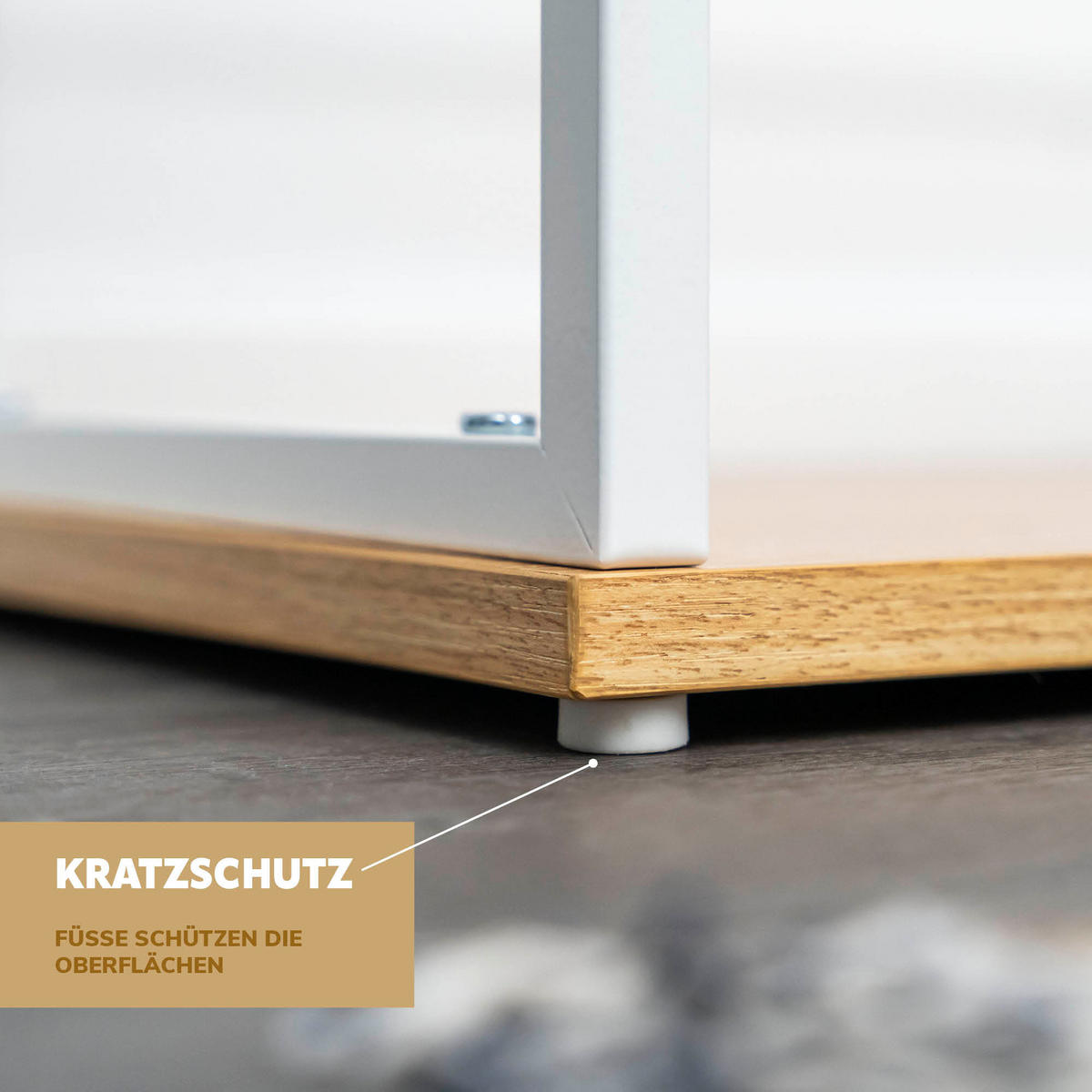 SCHUHREGAL, 18 Paar Schuhe, weiß - Weiß, Metall (70/90/28cm) - eluno