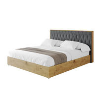 POLSTERBETT mit Bettkasten und Lattenrost, Bett mit Matratze H3/H4 - ENZO5 120x200 Dunkelgrau - Anthrazit, Holzwerkstoff/Textil (120/200cm) - ALTDECOR