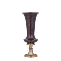 TOPF Lysse Braun 25/25/61cm - Braun, Metall (61cm) - PTMD Collection