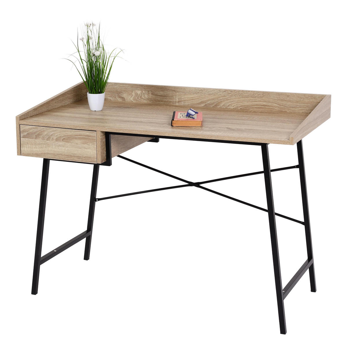 KONSOLENTISCH eckig Beige - Beige, Holz (60/114/98cm) - MCW