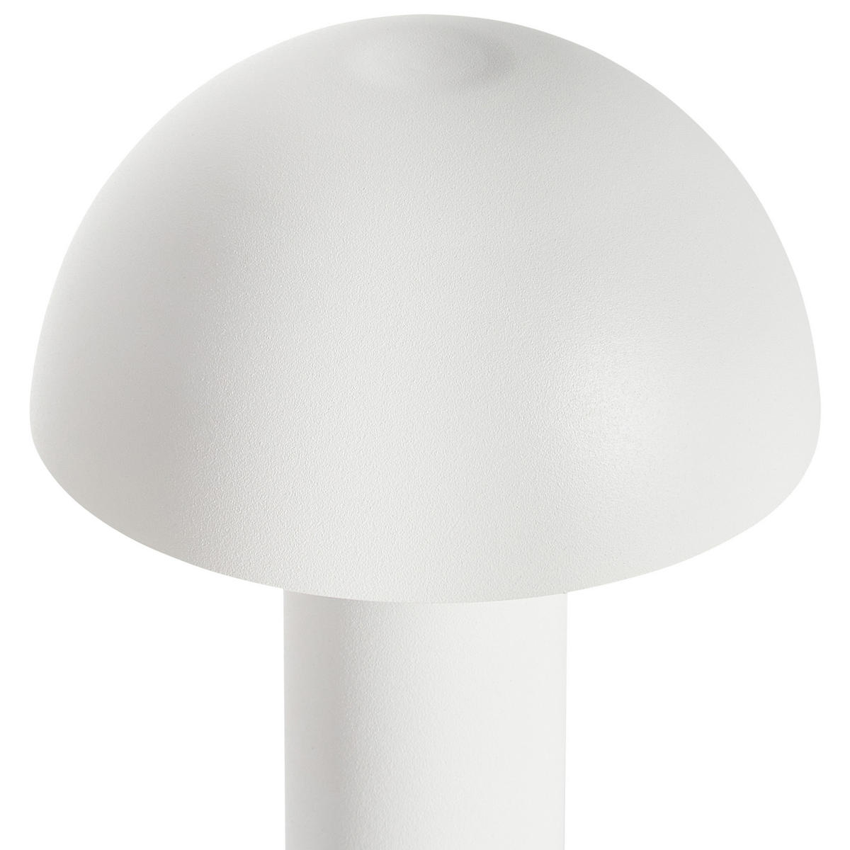 LED-TISCHLEUCHTE Weiß Bojo - Weiß, Metall (14/14/25cm) - Beliani