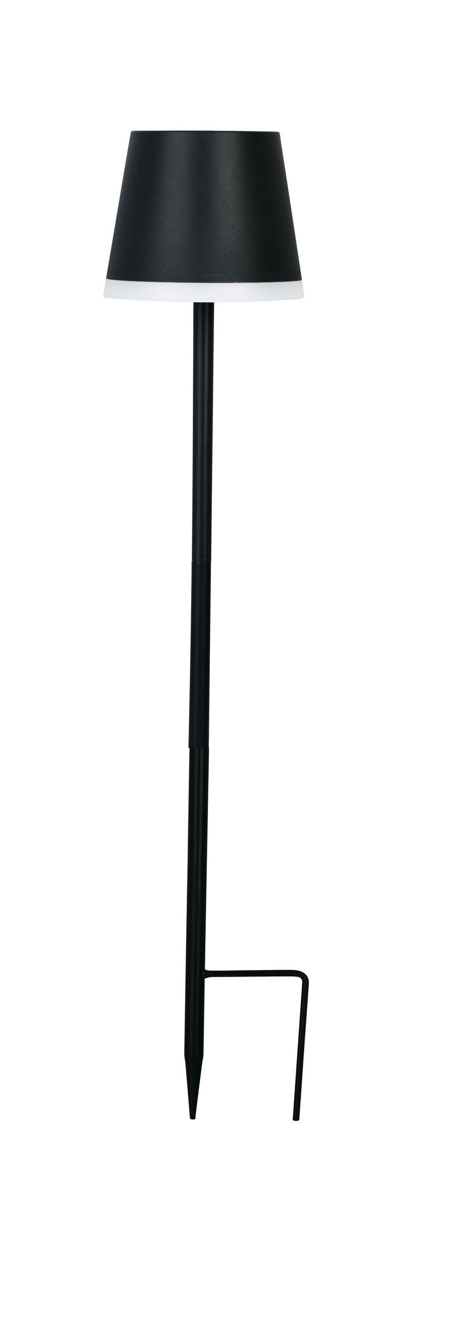 LED-SOLAR-GARTENLEUCHTE Tischleuchte für Garten Terrasse Balkon Lampe schwarz - Weiß, Kunststoff (5/5/5cm) - Northpoint