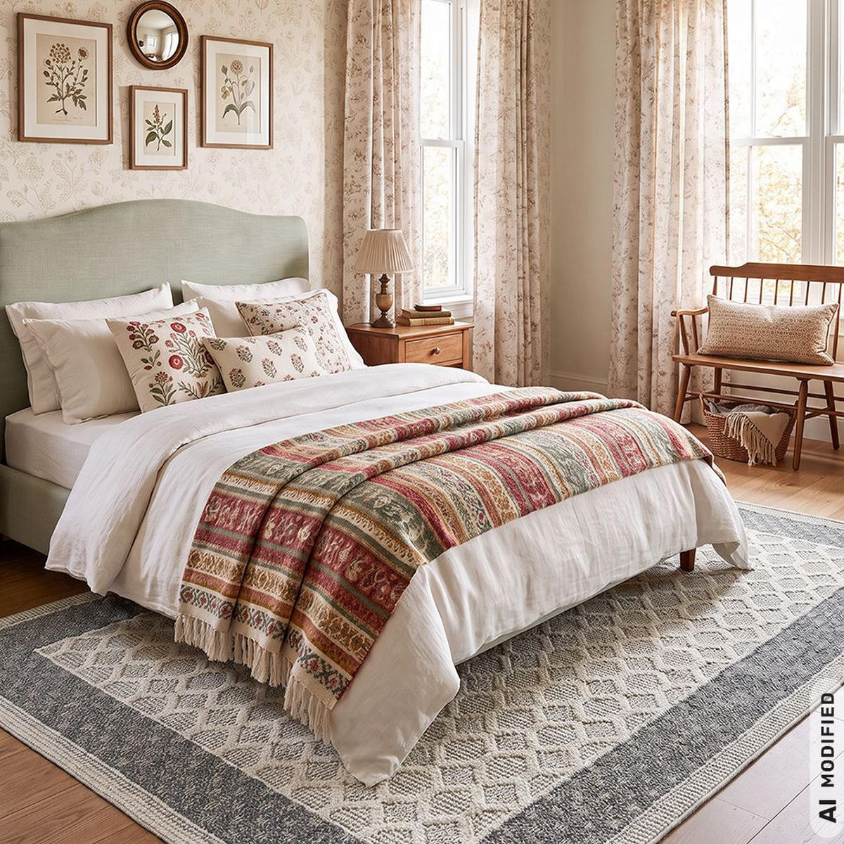 TEPPICH In-& Outdoor Abstrakt 80x150cm Mazovia Cangas Genio Beige Ecru Balkon Modern Pflegeleicht Tierfreundlich - Ecru, Textil (80/150cm) - Mazovia