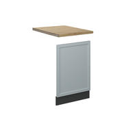 FRONTBLENDE Fame-Line Hellblau-grau 45 cm , AP Eiche - Anthrazit/Blaugrau, Holzwerkstoff (45/67.4/60cm) - Vicco