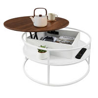 COUCHTISCH - Multicolor, Holzwerkstoff/Metall (80/80/46cm) - Relaxdays