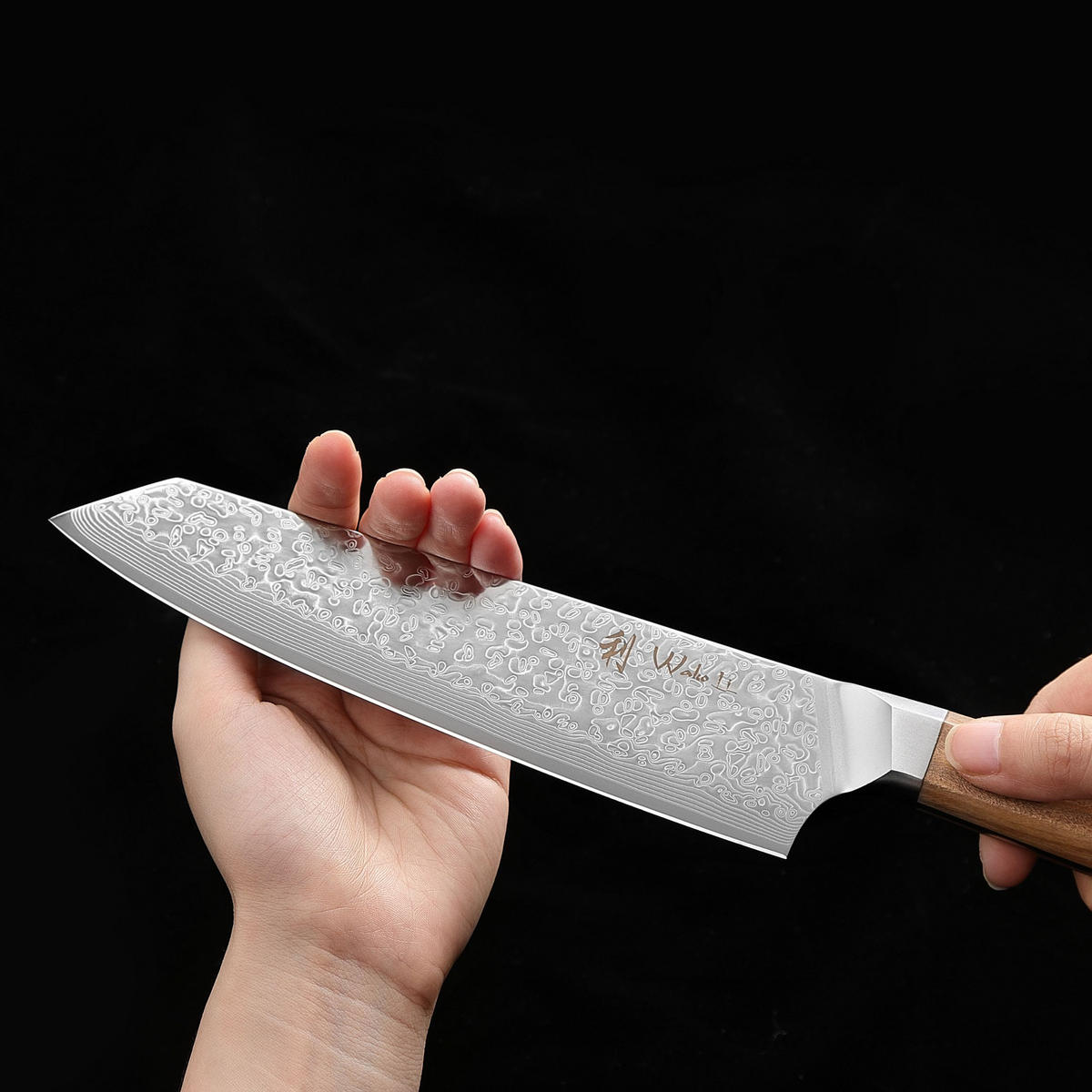 KIRITSUKEMESSER 20 cm - Braun, Metall (34cm) - Wakoli