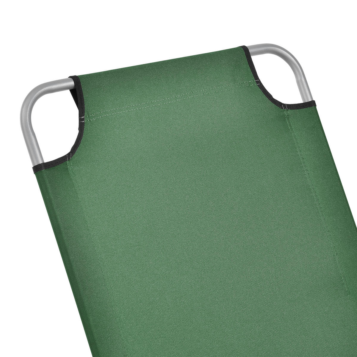 SONNENLIEGE Carcao - Dunkelgrün, Textil/Metall (186/24/55cm) - casa.pro