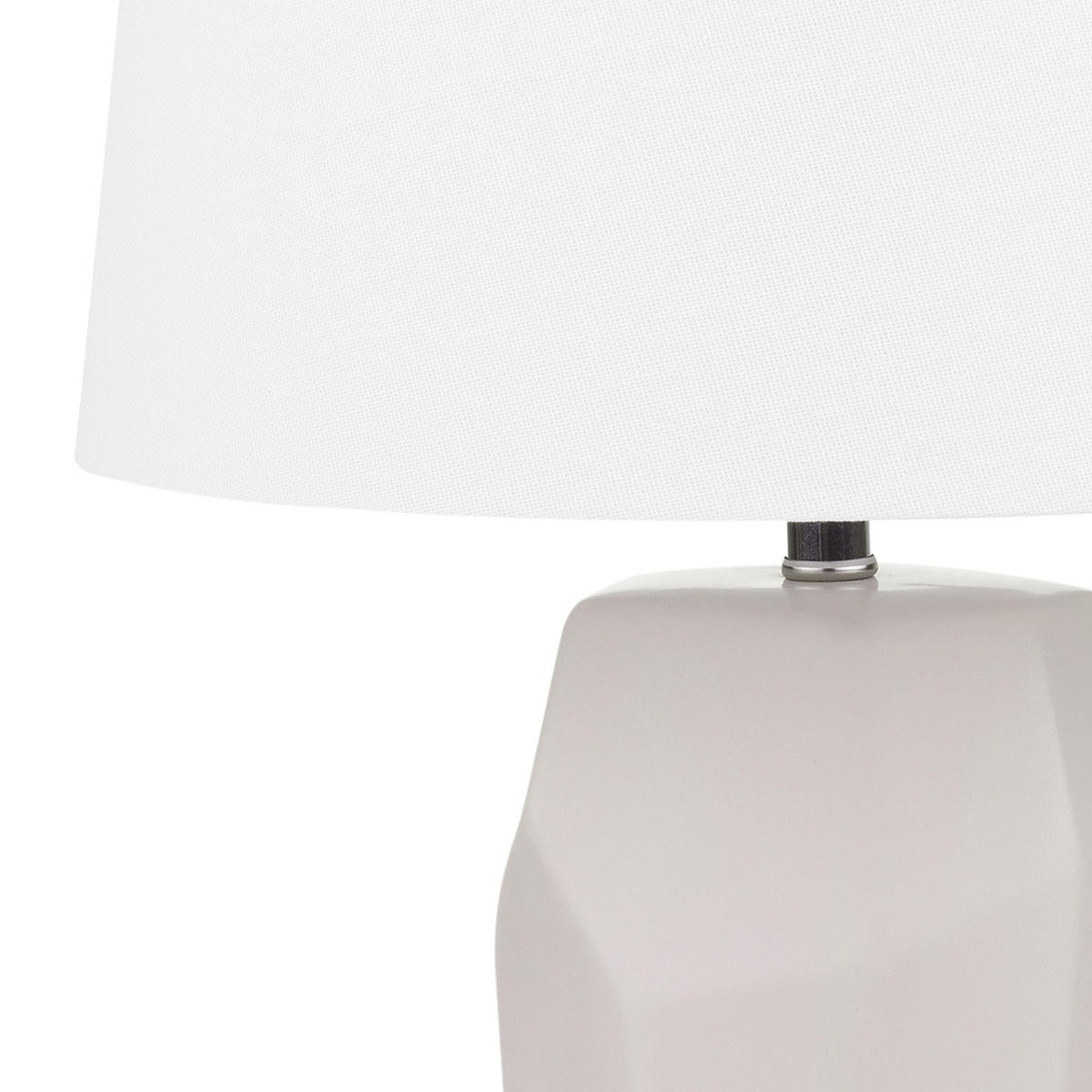TISCHLAMPE Elia 28/28/43 cm - Pink, Keramik (28/28/43cm) - Beliani