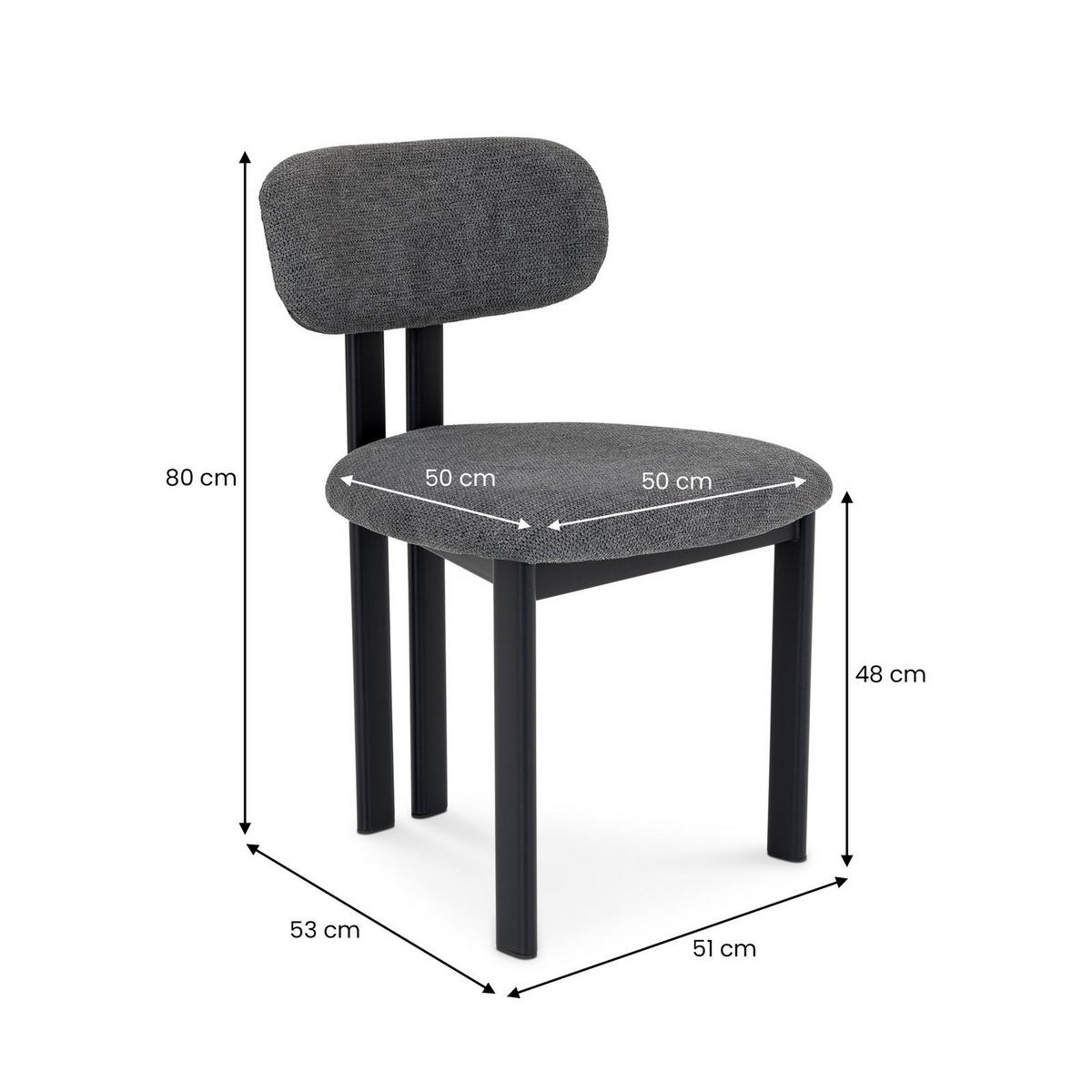 ESSGRUPPE ORSA FRANCA 7er Set Eiche - Eichefarben, Holzwerkstoff/Metall - IDIMEX