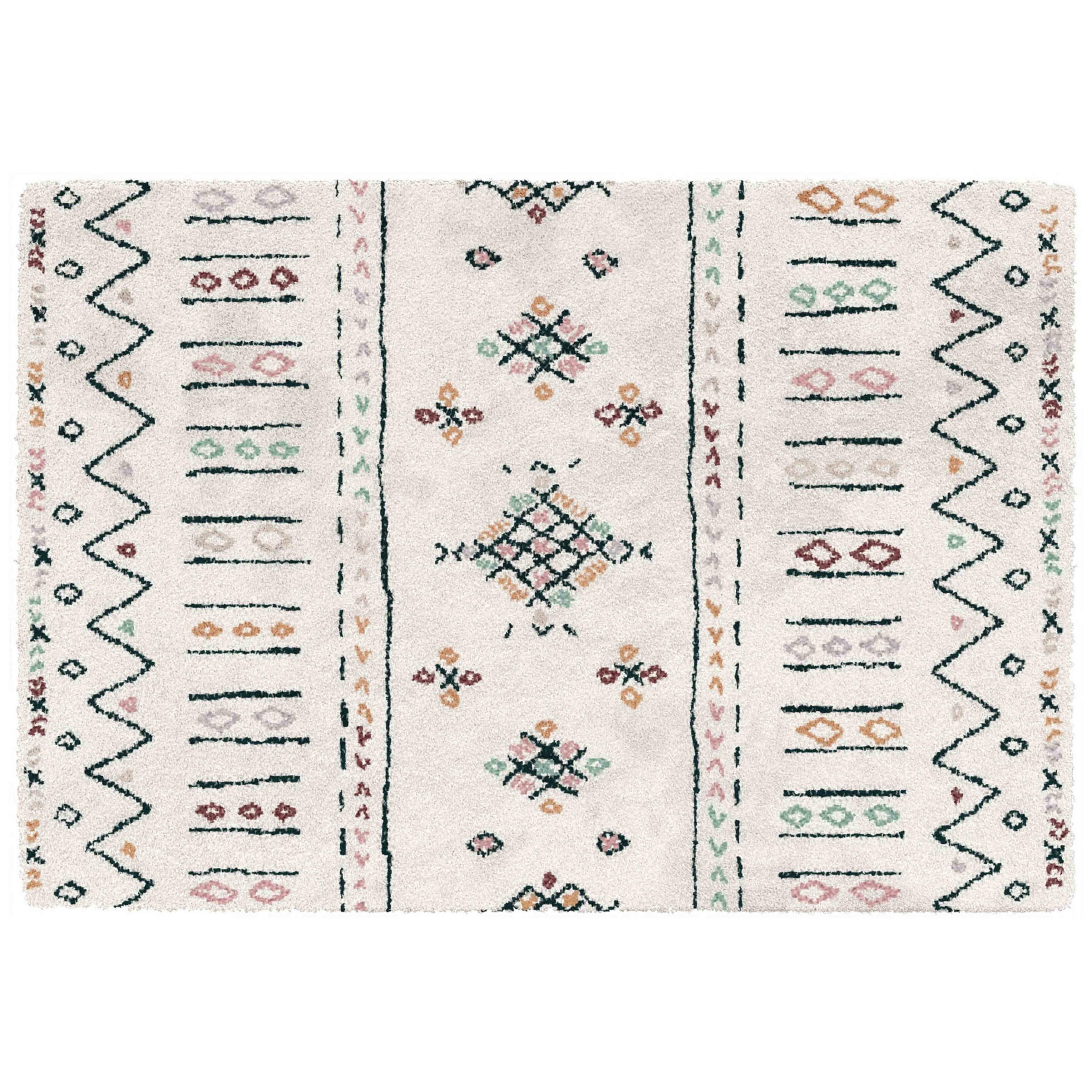 TEPPICH, Beige - Beige, Textil (120/170cm) - Oviala