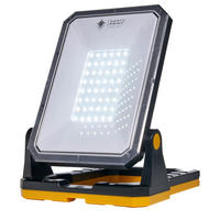 AKKU-LED-BAUSTRAHLER - dimmbar und leistungsstark für Baustellen und Werkstätten, 2er-Set - Schwarz, Kunststoff (9.2/20.8/21.5cm) - Northpoint