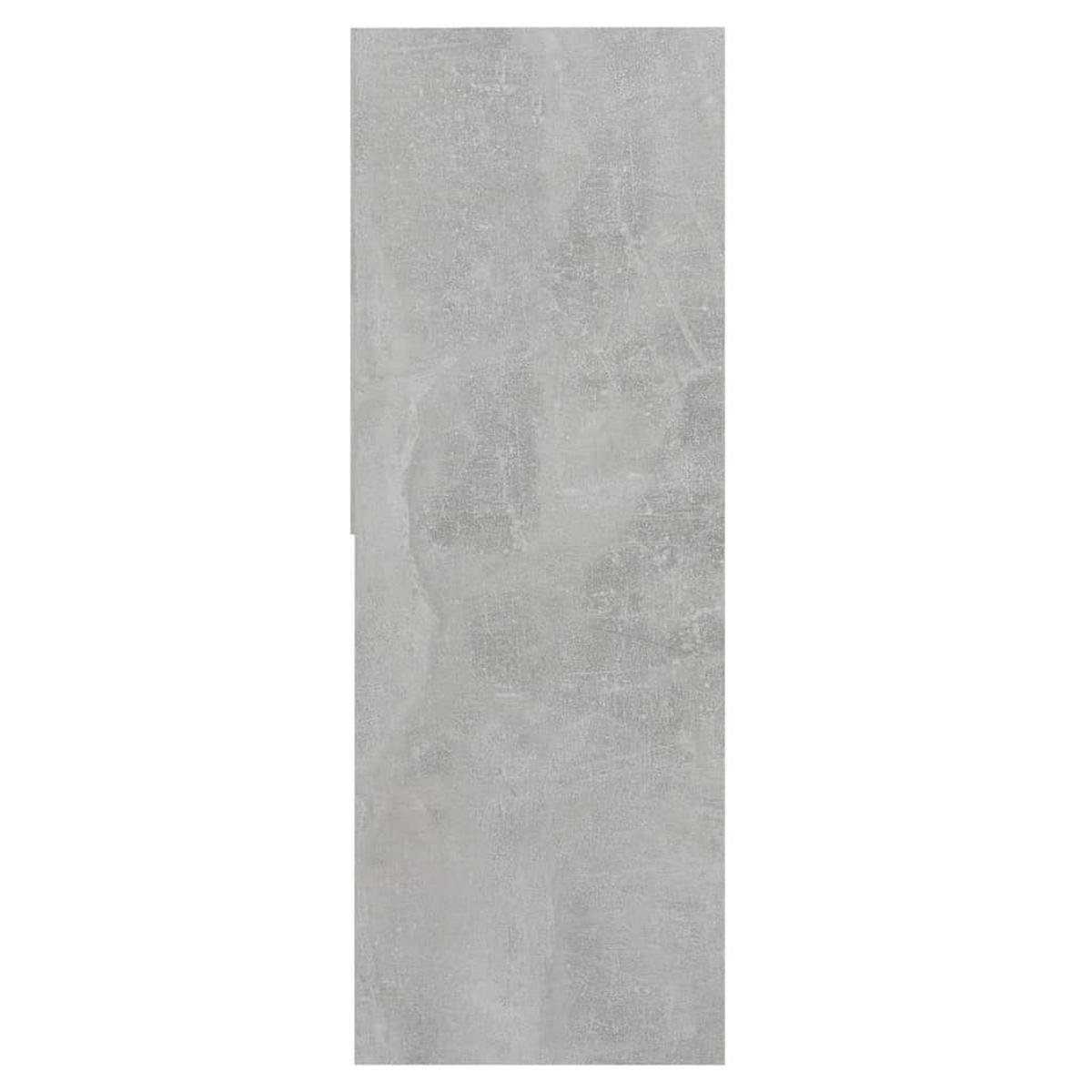 BÜCHERREGAL 67/24/161 cm aus Holzwerkstoff Betongrau - Hellgrau, Holz (67/161/24cm) - vidaXL