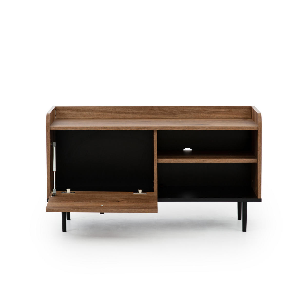 LOWBOARD Vasilia mit 1 Tür, Brandy Castello - Eichefarben, Holzwerkstoff (100/56/40cm) - Beautysofa