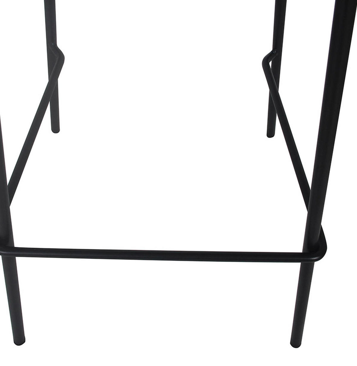 BARHOCKER GRANO 65cm schwarz - Schwarz, Kunststoff (42/90/42cm) - Légia Home