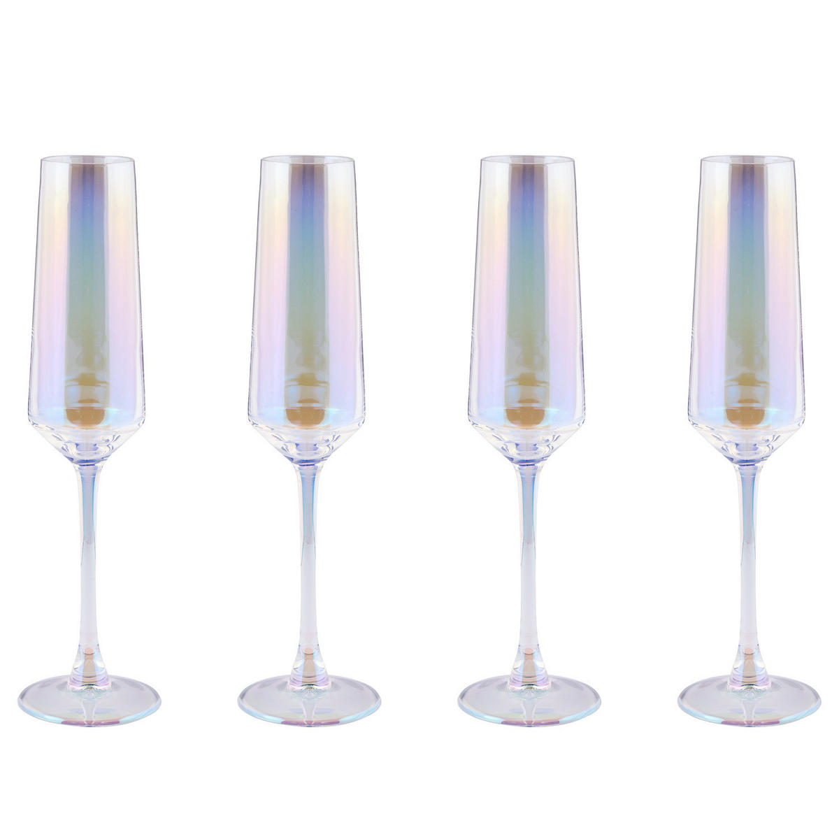 SEKTGLAS (4er-Set) Pearl - Transparent, Glas (0.18L) - Butlers